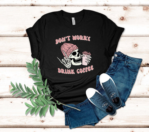 Image of Coffee T-shirt For Coffee Lover