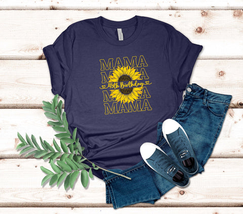 Image of Mama 45th Birthday T-Shirt