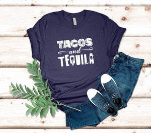 Tacos And Tequila - Unisex Tee