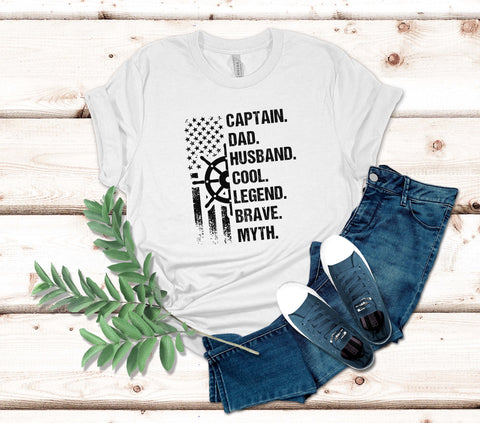 Image of Captain Shirt for Dad and Husband