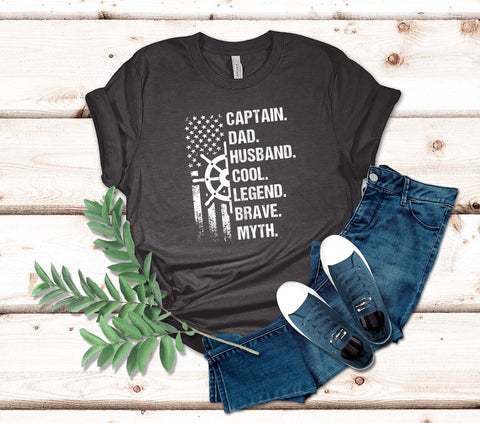 Image of Captain Shirt for Dad and Husband
