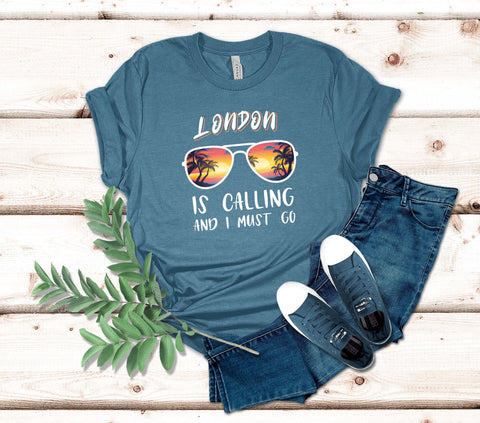 Image of London Is Calling and I Must Go T-Shirt