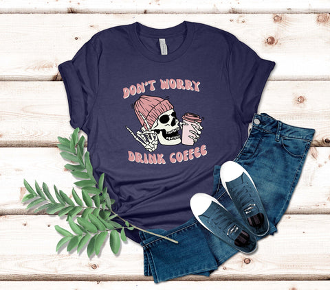 Image of Coffee T-shirt For Coffee Lover