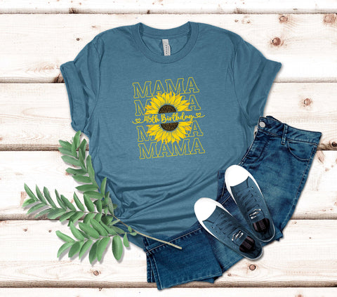 Image of Mama 45th Birthday T-Shirt