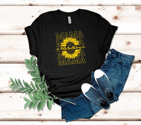 Image of Mama 45th Birthday T-Shirt