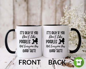 Poodle Lovers Coffee Mug - Funny Poodle Dog Gift for Women and Dog Owners