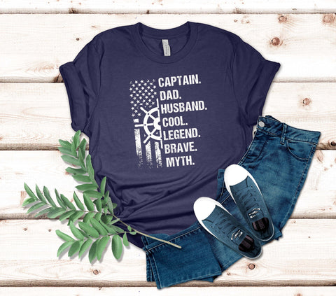 Image of Captain Shirt for Dad and Husband