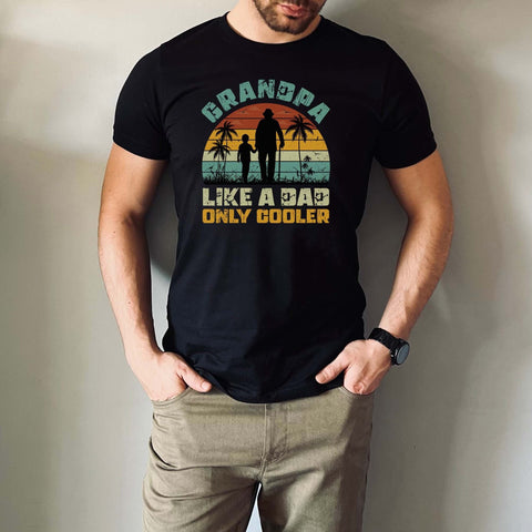 Image of Grandpa T-shirt - Funny Grandfathers Day Quote - Grandparent Announcement Shirt