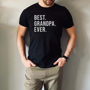 Best Grandpa Ever T-Shirt for Fathers Day - Gift for Granddad from Granddaughter