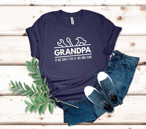 GrandpaFathers Day Handyman Tee - Funny Birthday Gift