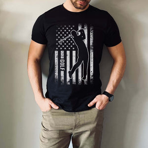 Golf USA Flag T-Shirt