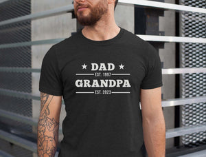 Grandpa Announcement Shirt - Newborn and Granddad Tee for Baby Reveal