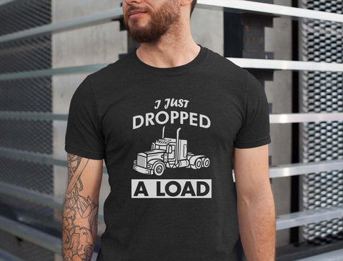 Image of Funny Trucker T-Shirt For Him | Perfect Trucking Gift for Dad & Trucker | Unisex Tee with Unique Design | Perfect for Birthday and Christmas
