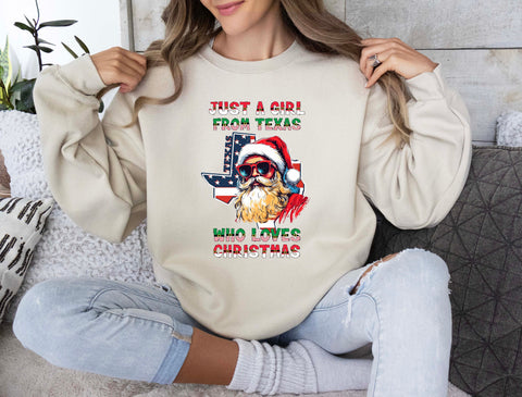 Image of USA Christmas Sweatshirt Xmas Gifts Ideas