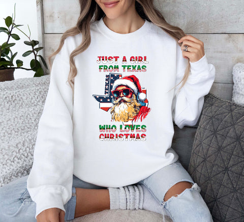 Image of USA Christmas Sweatshirt Xmas Gifts Ideas
