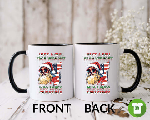 Image of Vintage Santa Mug - Vermont Holiday Xmas Gift Mug