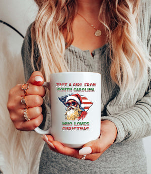 Vintage Santa Claus Mug - South Carolina Christmas Gift Idea for Her